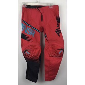 Answer Racing Syncron Pant ~ Motocross Dirt Bike Pants Y28 ~ Red Black 28 ANSR